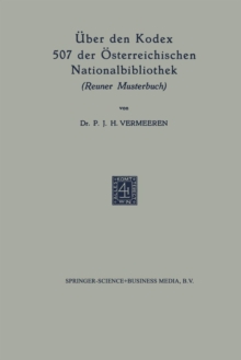Image for Uber den Kodex 507 der Osterreichischen Nationalbibliothek : Reuner Musterbuch