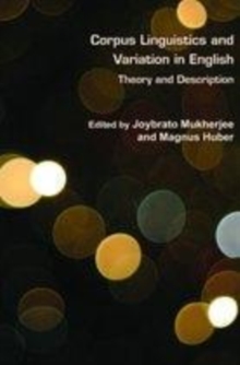 Image for Corpus Linguistics and Variation in English: Theory and Description