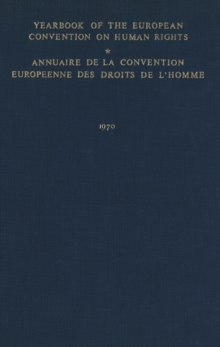 Image for Yearbook of the European Convention on Human Rights / Annuaire de la Convention Europeenne des Droits de L'Homme