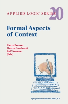 Image for Formal aspects of context