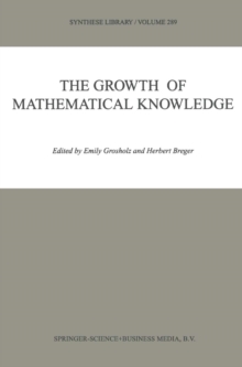 Image for The growth of mathematical knowledge