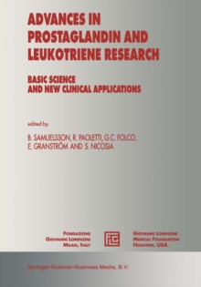 Image for Advances in prostaglandin and leukotriene research: basic science and new clinical applications