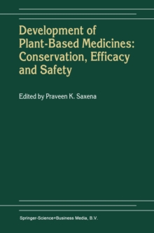 Image for Development of plant-based medicines: conservation, efficacy and safety