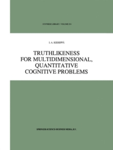 Image for Truthlikeness for Multidimensional, Quantitative Cognitive Problems