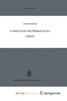 Image for A Precis of Mathematical Logic