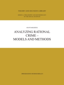 Image for Analyzing Rational Crime - Models and Methods