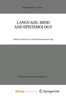 Image for Language, Mind and Epistemology : On Donald Davidson's Philosophy