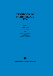 Image for Yearbook of Morphology 1996