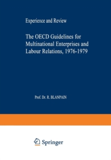 Image for The Oecd Guidelines for Multinational Enterprises and Labour Relations 1976-1979