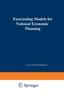 Image for Forecasting models for national economic planning