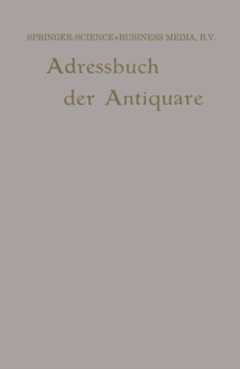 Image for Internationales Adressbuch der Antiquar-Buchhandler / International Directory of Second-hand Booksellers / Annuaire international des Librairies d'occasion