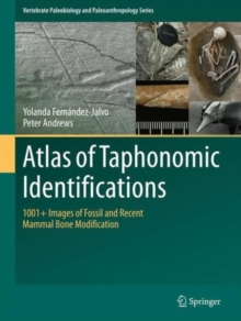 Image for Atlas of taphonomic identifications  : 1001+ images of fossil and recent mammal bone modification