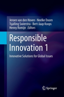 Image for Responsible Innovation 1 : Innovative Solutions for Global Issues