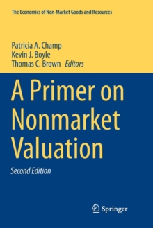 Image for A Primer on Nonmarket Valuation