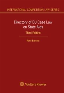 Image for Directory of EU Case Law on State Aids