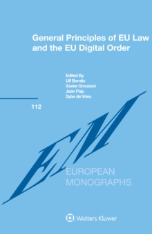 Image for General Principles of EU Law and EU Digital Order