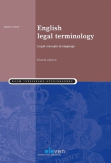 Image for English Legal Terminology