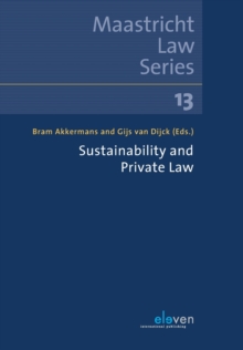 Image for Sustainability and Private Law