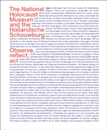 Image for The National Holocaust Museum and the Hollandsche Schouwburg  : observe, reflect, act