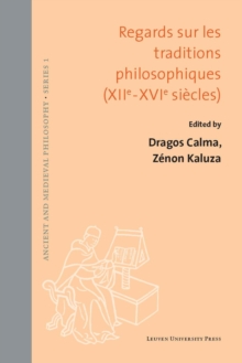 Image for Regards sur les traditions philosophiques (XIIe-XVIe siecles)