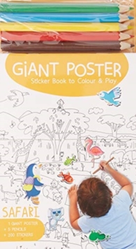 Giant Poster Colouring Book: Safari
