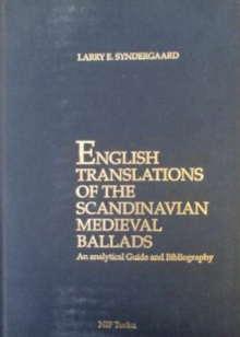 Image for English Translations of the Scandinavian Medieval Ballads