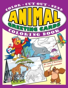 Image for Animal Greeting Cards Coloring Book