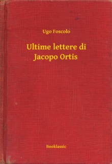 Image for Ultime lettere di Jacopo Ortis