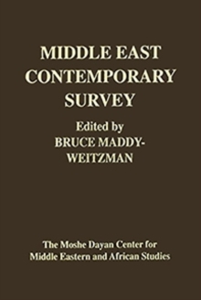 Middle East Contemporary Survey Vol XXIV