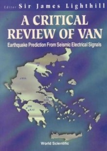 Image for Critical Review Of Van, A: Earthquake Prediction From Seismic Electrical Signals