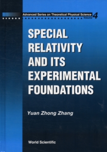 Image for Special Relativity And Its Experimental Foundation