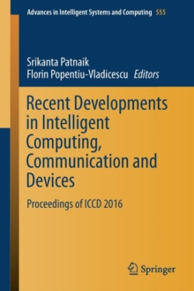 Image for Recent Developments in Intelligent Computing, Communication and Devices