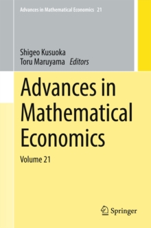 Image for Advances in Mathematical Economics: Volume 21