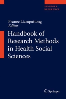 Image for Handbook of Research Methods in Health Social Sciences