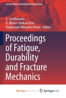 Image for Proceedings of Fatigue, Durability and Fracture Mechanics