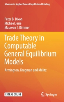 Image for Trade Theory in Computable General Equilibrium Models