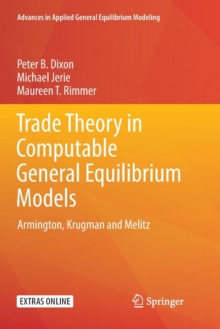 Trade Theory in Computable General Equilibrium Models