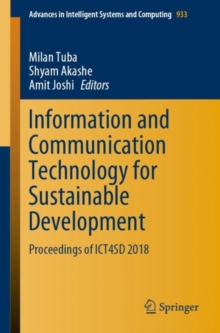 Image for Information and Communication Technology for Sustainable Development : Proceedings of ICT4SD 2018