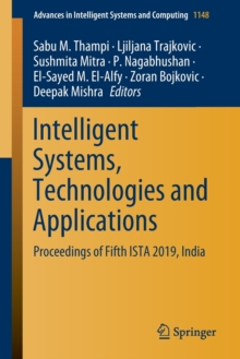 Image for Intelligent Systems, Technologies and Applications : Proceedings of Fifth ISTA 2019, India