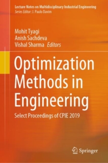 Image for Optimization Methods in Engineering: Select Proceedings of CPIE 2019