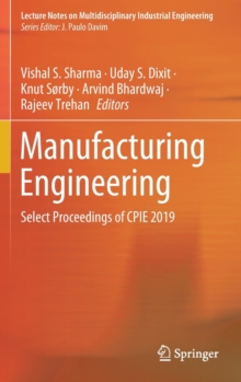 Image for Manufacturing Engineering : Select Proceedings of CPIE 2019