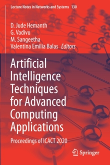 Image for Artificial Intelligence Techniques for Advanced Computing Applications : Proceedings of ICACT 2020