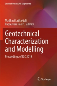 Image for Geotechnical Characterization and Modelling : Proceedings of IGC 2018