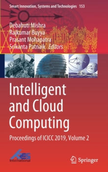 Image for Intelligent and Cloud Computing : Proceedings of ICICC 2019, Volume 2