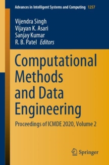 Image for Computational Methods and Data Engineering: Proceedings of ICMDE 2020, Volume 2