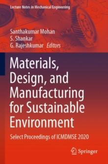 Image for Materials, Design, and Manufacturing for Sustainable Environment