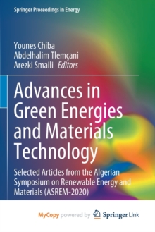 Image for Advances in Green Energies and Materials Technology