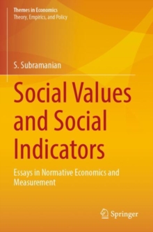 Image for Social values and social indicators  : essays in normative economics and measurement