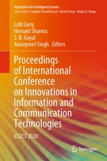 Image for Proceedings of International Conference on Innovations in Information and Communication Technologies: ICI2CT 2020