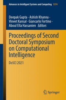 Image for Proceedings of Second Doctoral Symposium on Computational Intelligence